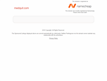 Tablet Screenshot of medquit.com